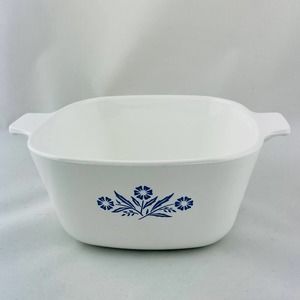 Vintage Corning Ware  Blue Cornflower Casserole P-1 3/4 B 1 3/4 Qt Made in USA